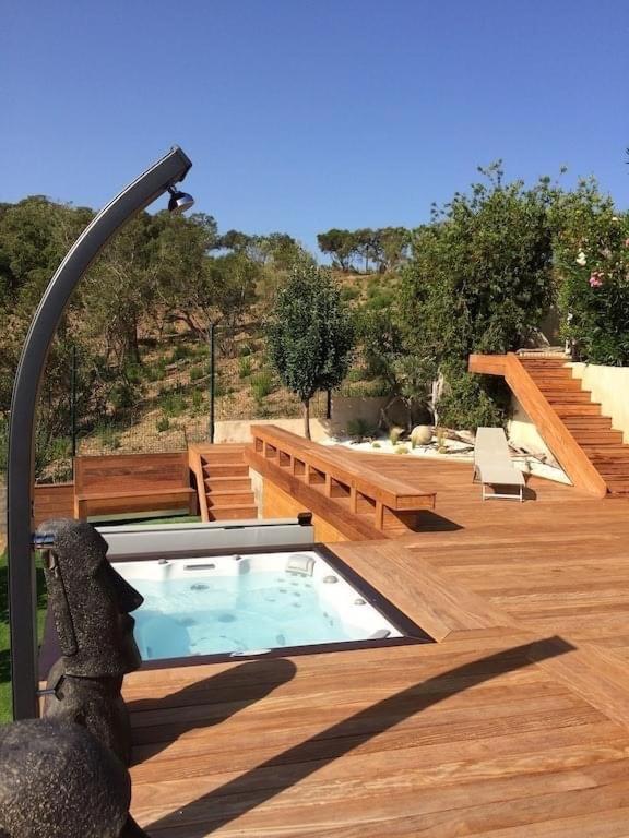 F2 Avec Jacuzzi, Petanque, A 3 Min Mer, Dans Grande Propriete Porticcio  Exteriör bild